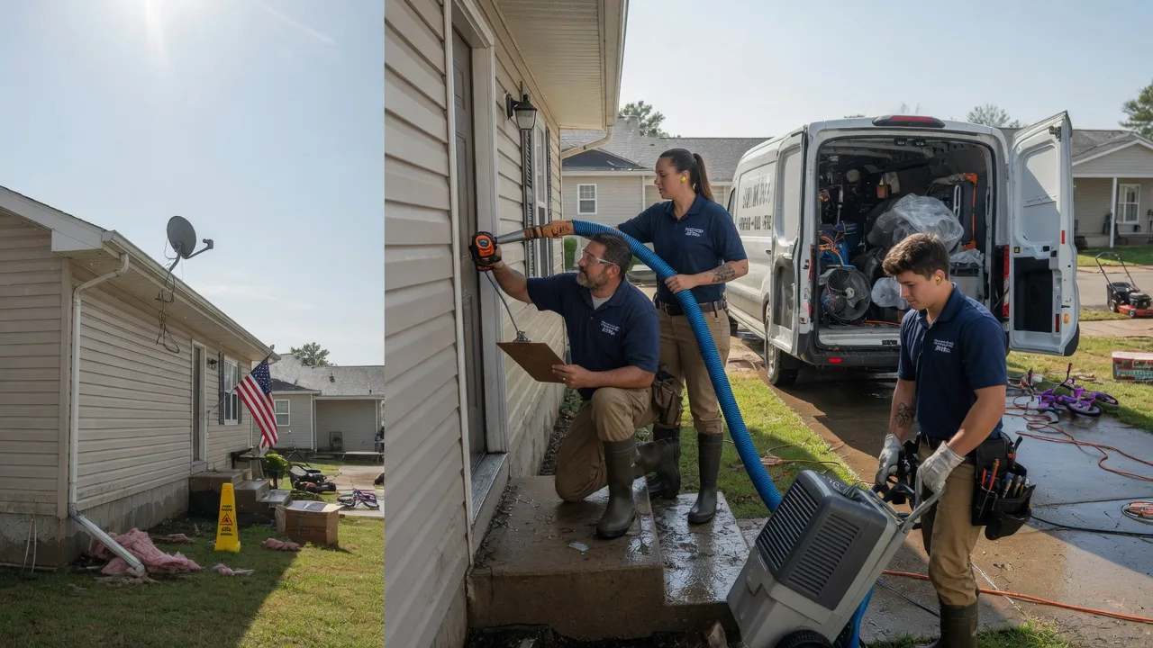 Ceiling Water Damage Restoration in Sioux Falls, SD near me
